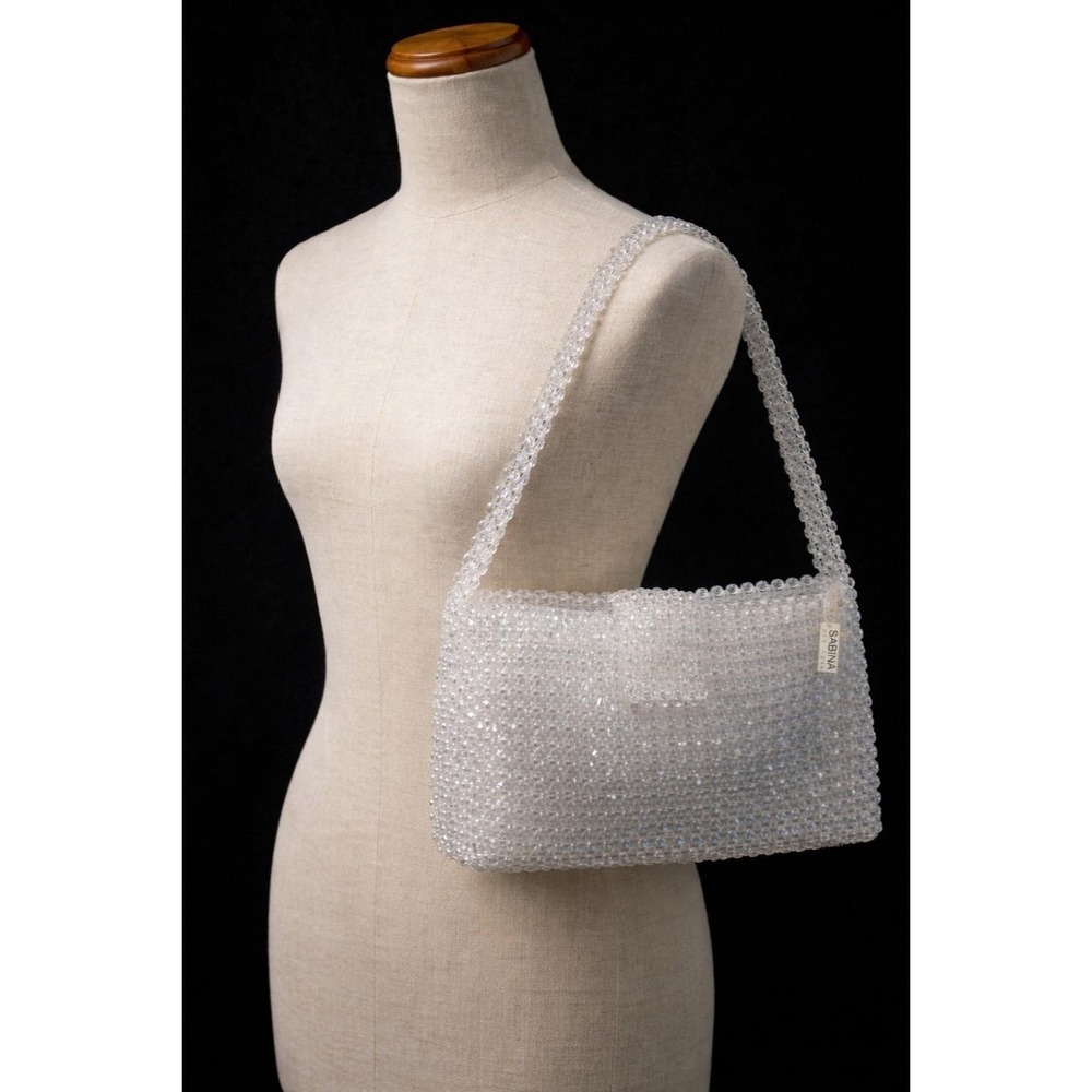 ✨️ Vintage Sabina Musayeva Crystal Beaded Statement Purse Y2K Retro Clueless ✨️